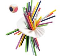REGAPOG Jeu de Mikado - Bâtonnets Colorés pour de Réflexion et d'Adresse - Mikado Jeu Stick : Le de bâton Idéal pour Toute la Famille