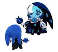 REGAPOG Shadow Peluche Douce Cookie Run Kingdom Peluche Shadow Milk Cookie,Stuffed Figure Pillow Room Decor for Video Game Fans DéCoration D'IntéRieur