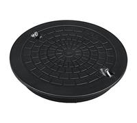 Regard de trottoir pour tuyau ondulé Ø 315 Couvercle de regard Regard de visite Noir