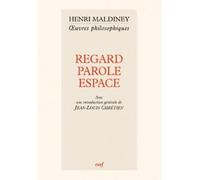 Regard parole espace - Henri Maldiney - Cerf - broché - Essai