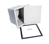 Regard pour câbles électrique avec couvercle étanche 27 x27 X 24 cm, Boîtier de câbles électriques enterré en polypropylène