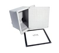 Regard pour câbles électrique avec couvercle étanche 27 x27 X 24 cm, Boîtier de cables électriques en polypropylène