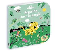 Regarde dans la jungle - Livre d'éveil à toucher pour les bébés, dès 6 mois