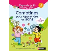 Regarde je lis avec Mila et Noé - Comptines pour apprendre les sons dès 3 ans - Eric Battut - Nathan - cartonné - Scolaire / Universitaire