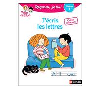 Regarde, je lis - Mila et Noé - J'écris les lettres - Cahier effaçable - Niveau 1 - Dès 5 ans