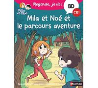Regarde je lis ! Une BD à lire tout seul : Mila et Noé et le parcours aventure - BD - CE1