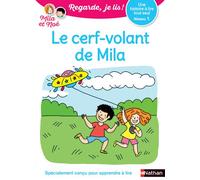 Regarde je lis ! Une histoire à lire tout seul - Le cerf-volant de Mila Niv1 - Éric Battut - Nathan - broché - Scolaire / Universitaire