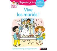 Eric Battut – Regarde, je lis avec Mila et Noé – Vive les mariés (Lecture CP niveau 1) – Broché