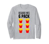 Regarde Mes Abdos 6 Pack Abs Déguisement Cornet De Frites Manche Longue