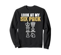 Regarde mon pack de six humour échecs malin Sweatshirt