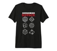 Regarde Mon Sixpack Jeu De Rôle JDR D20 Cadeau Jeu De Rôle T-Shirt Haut de Gamme