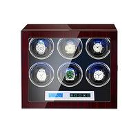 Regarder Automatic Watch Winder avec 5 Modes TPD Inspiration, Montre la boîte de Bijoux de Rangement Affichage de la Casse avec Moteur Silencieux, Adaptateur CA Inclus l'enroulement Auto