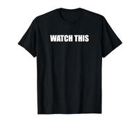 Regarder ceci T-Shirt, Homme, Noir, M
