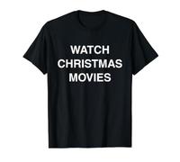 Regarder des Films DE NOËL T-Shirt Graphique avec Valeur