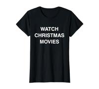 Regarder des Films DE NOËL T-Shirt Graphique avec Valeur