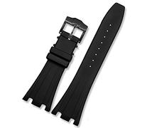 Regarder la bande pour AP 15703 15710 26703 STRAPE DE RÉSÉBRAL OFFSHORE ROYAL OFFSHORE 28 mm Bracelet noir boucle pliante avec outils (couleur: noir-rosegold-b, taille: 28 mm)