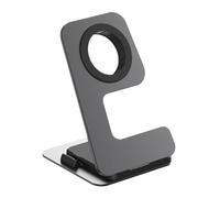 Regarder la station de charge pliable sans fil | Station de charge portable, chambre à coucher, dortoir, maison, bureau, voyage, lieu de travail, support compact pour étudiants, adolescents, hommes