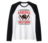 Regarder Le Baseball déranger à Vos Risques et périls drôle Manche Raglan