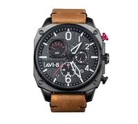 Montre Homme AVI-8 Hawker Hunter Chronographe Dateur cadran Noir -AV-4052-02