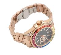 Regardez de Robe de Commerce élégante Chronograph Watch pour Hommes avec Bracelet en Acier, Montre de Poignet Mécanique Automatique coloré pour Le décontracté et Les Affaires (#3)