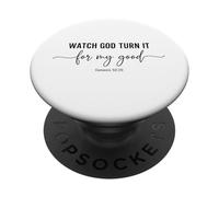 Regardez Dieu Le Transformer pour Mon Bien (Genèse 50, 20) PopSockets PopGrip Adhésif