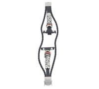 Regardez la Sangle de Poignet, Le Bracelet avec des Comptes d'horloge de Peau en Cuir (Black)