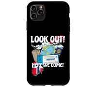 Regardez Le Nigeria Here We Come Match Voyage de Vacances en Famille Coque pour iPhone 11 Pro Max