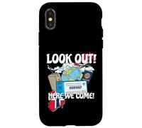 Regardez Le Nigeria Here We Come Match Voyage de Vacances en Famille Coque pour iPhone X/XS