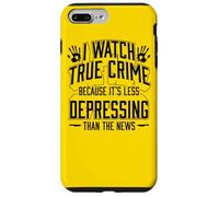 Regardez Le Vrai Crime Parce Que C'est Moins déprimant Que Les Nouvelles Coque pour iPhone 7 Plus/8 Plus