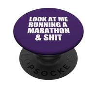 Regardez-Moi Courir Un Marathon ET Tout ÇA ! Funny Runner 26.2 Meme PopSockets PopGrip Adhésif