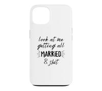 Regardez-Moi me marier et merdique Mariage Coque pour iPhone 13