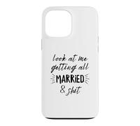 Regardez-Moi me marier et merdique Mariage Coque pour iPhone 13 Pro Max