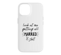 Regardez-Moi me marier et merdique Mariage Coque pour iPhone 14