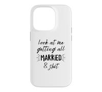 Regardez-Moi me marier et merdique Mariage Coque pour iPhone 14 Pro