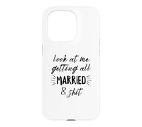 Regardez-Moi me marier et merdique Mariage Coque pour iPhone 15 Pro