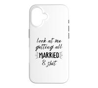Regardez-Moi me marier et merdique Mariage Coque pour iPhone 16