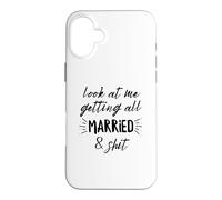 Regardez-Moi me marier et merdique Mariage Coque pour iPhone 16 Plus