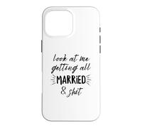 Regardez-Moi me marier et merdique Mariage Coque pour iPhone 16 Pro Max