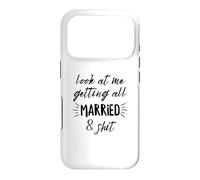 Regardez-Moi me marier et merdique Mariage Coque pour iPhone 17 Pro