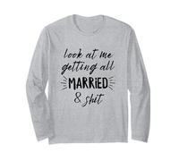 Regardez-Moi me marier et merdique Mariage Manche Longue