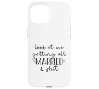 Regardez-Moi me marier et Tout ça, Funny Bride Groom Meme Coque pour iPhone 15