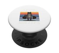 Regardez Mon Miezeps Gym Cat Sports PopSockets PopGrip Adhésif
