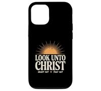 Regardez vers le Christ avec le soleil 2025, thème pour les jeunes, LDS Christian Coque pour iPhone 12/12 Pro