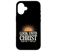 Regardez vers le Christ avec le soleil 2025, thème pour les jeunes, LDS Christian Coque pour iPhone 16
