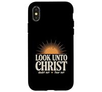 Regardez vers le Christ avec le soleil 2025, thème pour les jeunes, LDS Christian Coque pour iPhone X/XS