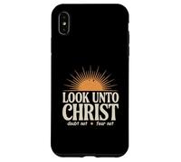 Regardez vers le Christ avec le soleil 2025, thème pour les jeunes, LDS Christian Coque pour iPhone XS Max