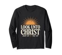 Regardez vers le Christ avec le soleil 2025, thème pour les jeunes, LDS Christian Manche Longue
