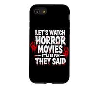 Regardons des Films d'horreur : ce Sera Amusant qu'ils Ont Dit Halloween Coque pour iPhone SE (2020) / 7/8