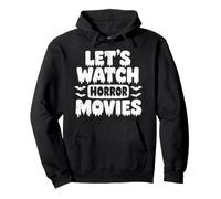 Regardons des Films d'horreur Halloween Spooky Horror Fan Cinema Sweat à Capuche