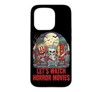 Regardons Les Films d'horreur effrayants Halloween Cinéma Night Coque pour iPhone 15 Pro